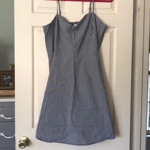 NWT Black and White Gingham Sun Dress